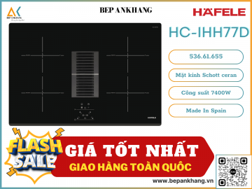 BẾP TỪ HAFELE KẾT HỢP MÁY HÚT MÙI HC-IHH77D 536.61.655